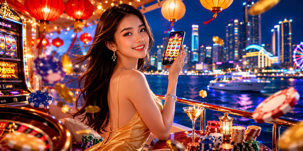 Người chơi tại Nha Trang trải nghiệm slot game tại chợ đêm